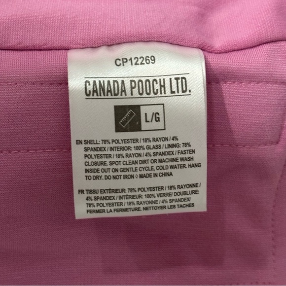 Canada Pooch Weighted Calming Vest in Large Pink - Picture 9 of 10